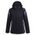 Couples Skiing Jacket for Men and Women: Black M