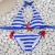 Swimming Suit Bikini: Blue L